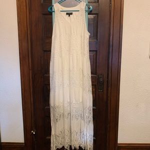 Lane Bryant Long Lace Maxi Dress